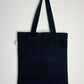 Black Corduroy Handmade Tote Bag