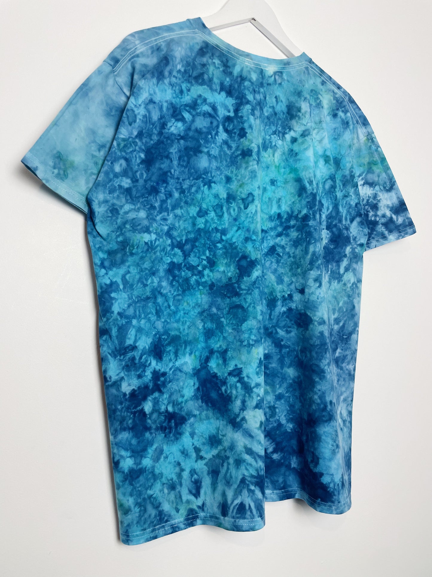 XL | Ocean Blue Ice Dye T-Shirt