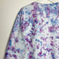L | Ice Dye Lilac Hand Dyed Sweatshirt