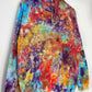 M | Ice Dye Rainbow Multicolour Hand Dyed Pullover Hoodie