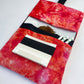 Handmade Ice Dyed Tobacco Pouch | Red Tobacco Storage Cover