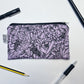 Handmade Zip Pouch | Printed Pencil Case | Small Coin Purse Make-up Pouch
