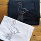 Silly Goose - Hand Embroidered Unisex T-Shirt