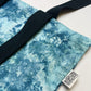 Handmade Blue Ice Dye Tote Bag