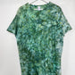 XL | Ice Dye Dark Green Hand Dyed Ice Tie Dye T-Shirt