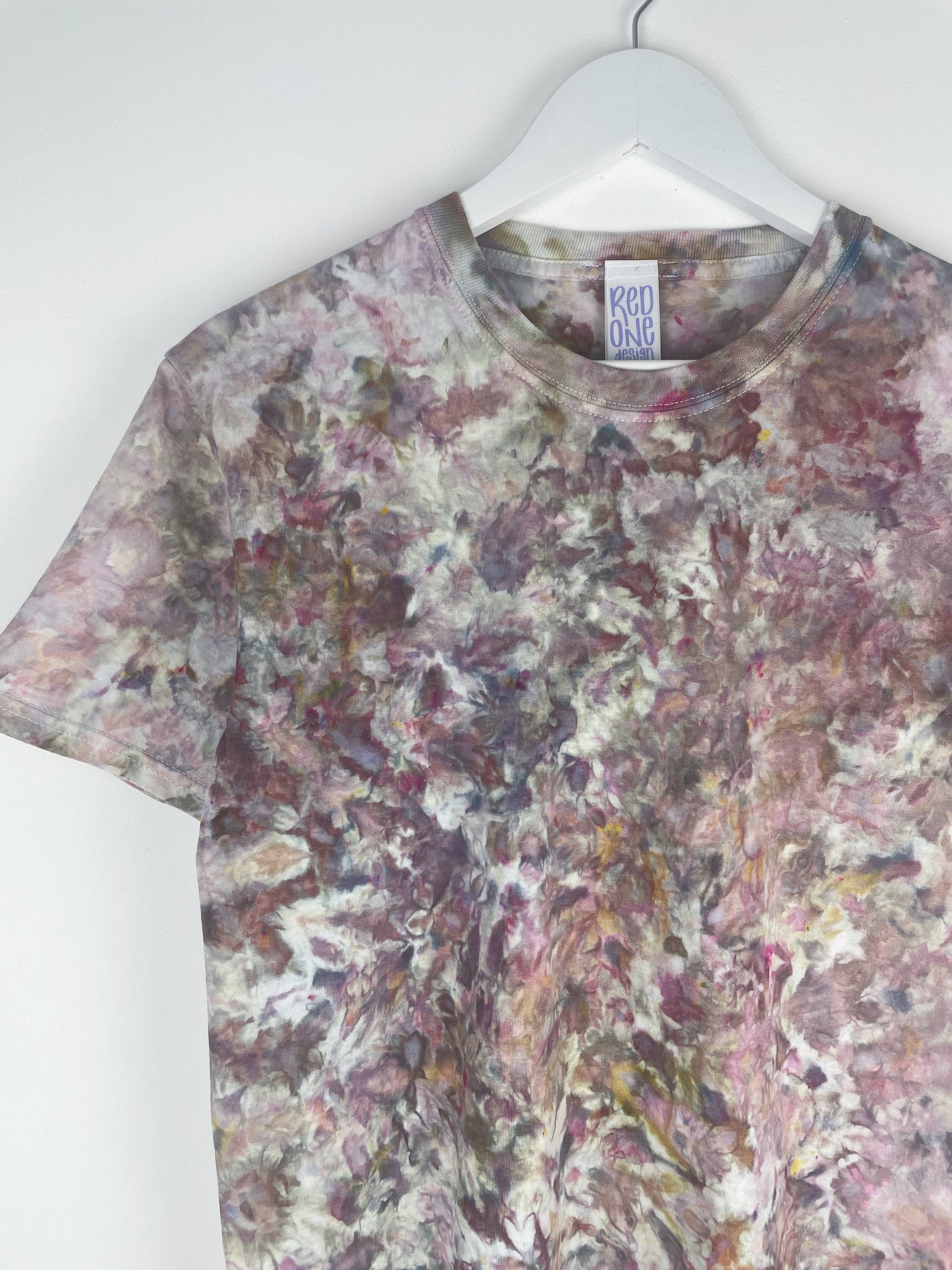 S | Mushroom Brown Ice Dye T-Shirt