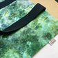 Dark Green Ice Dye Handmade Tote Bag