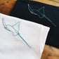 Stingray - Hand Embroidered Unisex T-Shirt