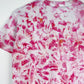 S | Ice Dye Pink Hand Dyed Ice Tie Dye T-Shirt