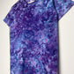 S | Purple Ice Dye T-Shirt