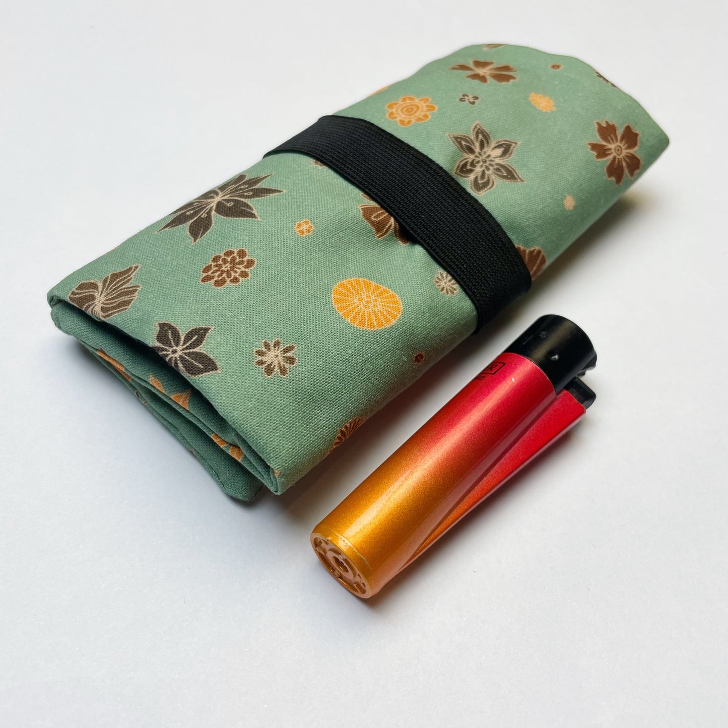 Handmade Tobacco Pouch | Multicolour Circle Print Tobacco Storage Holder