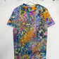 M | Ice Dye Blue Sunrise Hand Dyed Ice Tie Dye T-Shirt