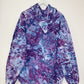 XL | Ice Dye Purple Hand Dyed Pullover Hoodie