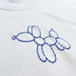 Balloon Dog - Hand Embroidered Unisex T-Shirt