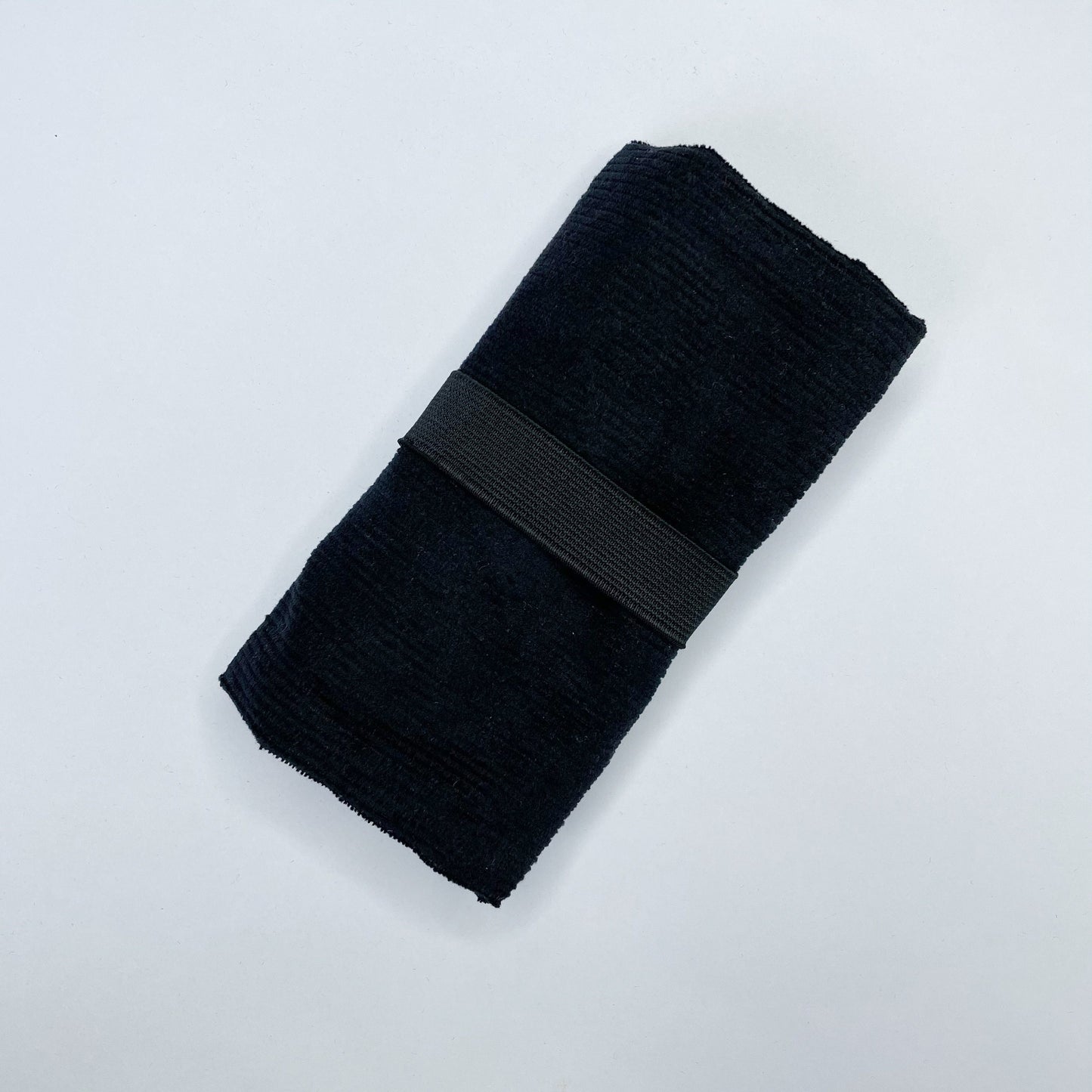 Handmade Black Corduroy Tobacco Pouch | Rolling Tobacco Cover Storage