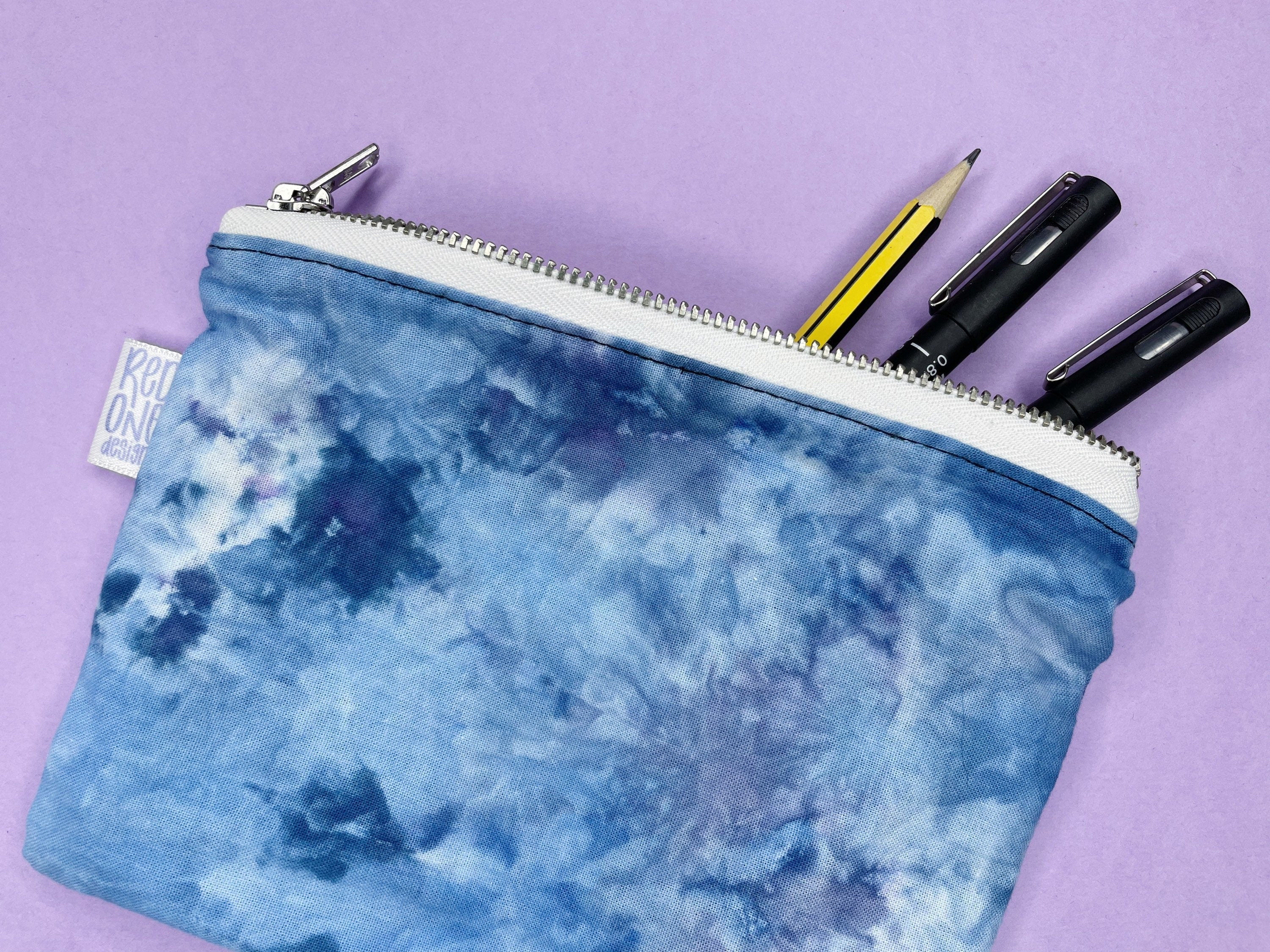 Blue sale pencil case