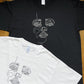 Hand Embroidered Abstract Face T-Shirt