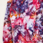 L | Ice Dye Red Galaxy Hand Dyed Pullover Hoodie