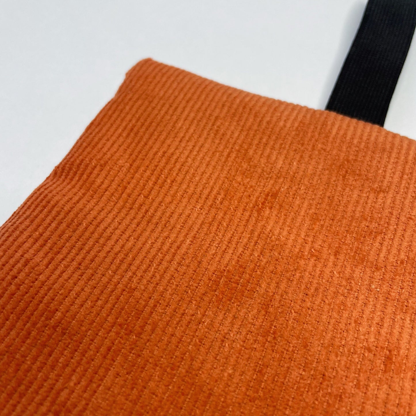 Handmade Orange Corduroy Tobacco Pouch