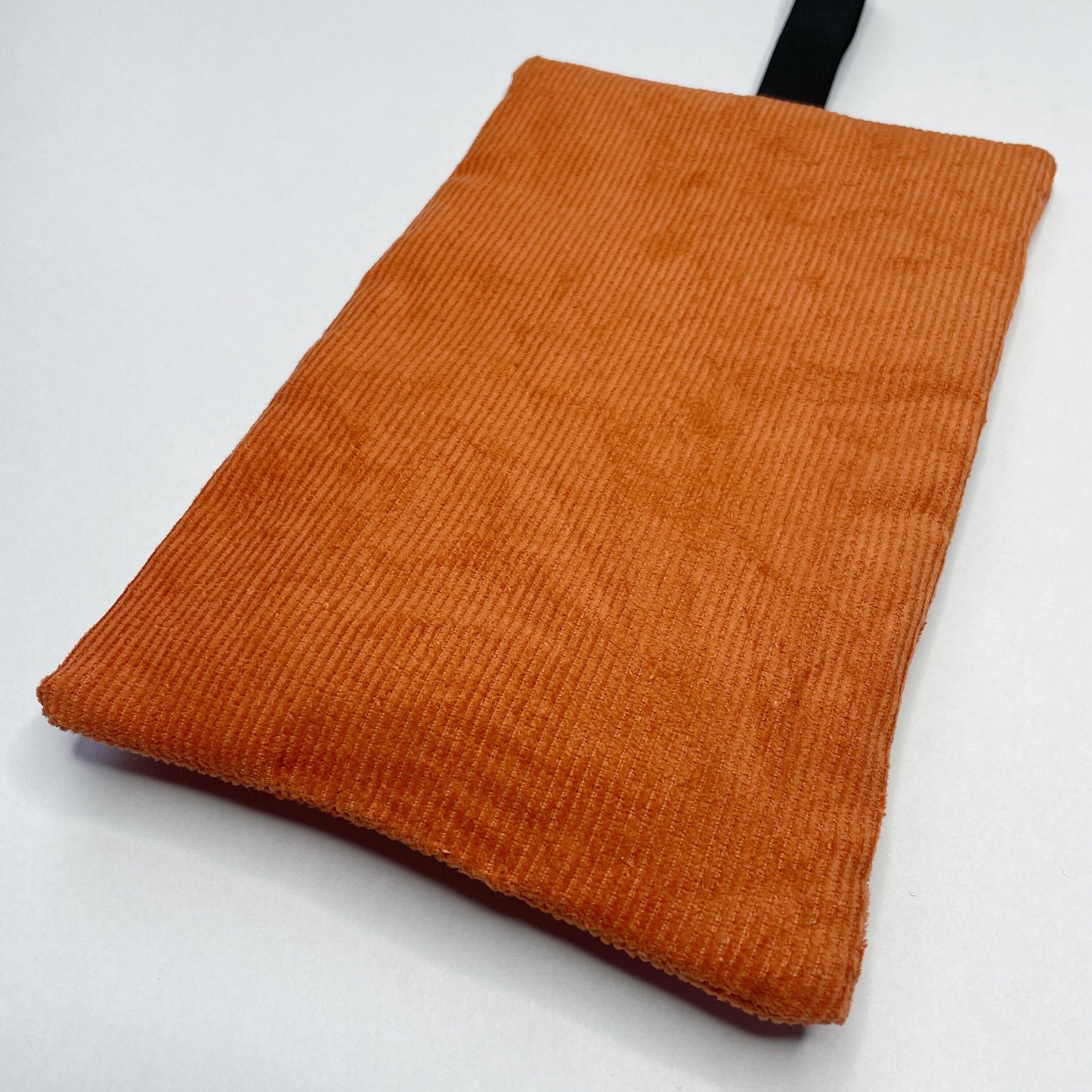 Handmade Orange Corduroy Tobacco Pouch