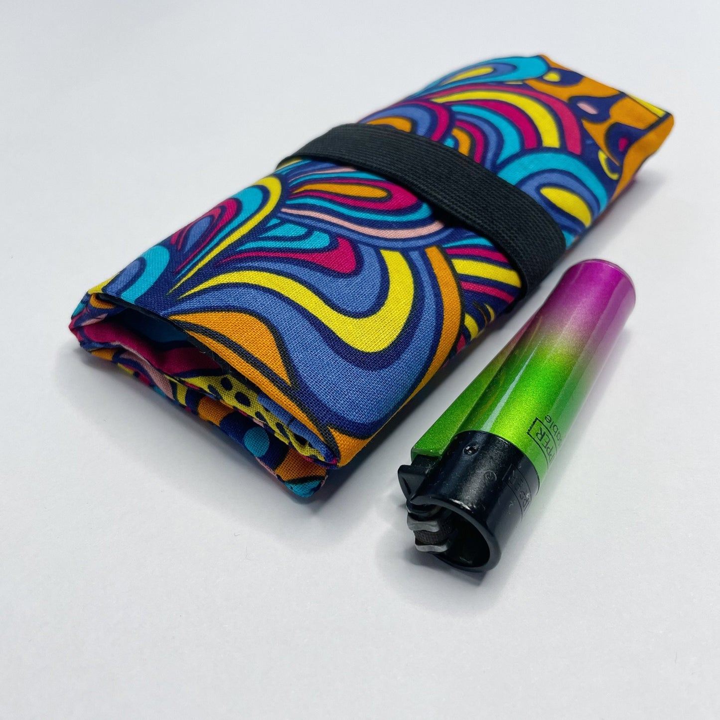 Handmade Tobacco Pouch | Abstract Print Tobacco Storage Cover