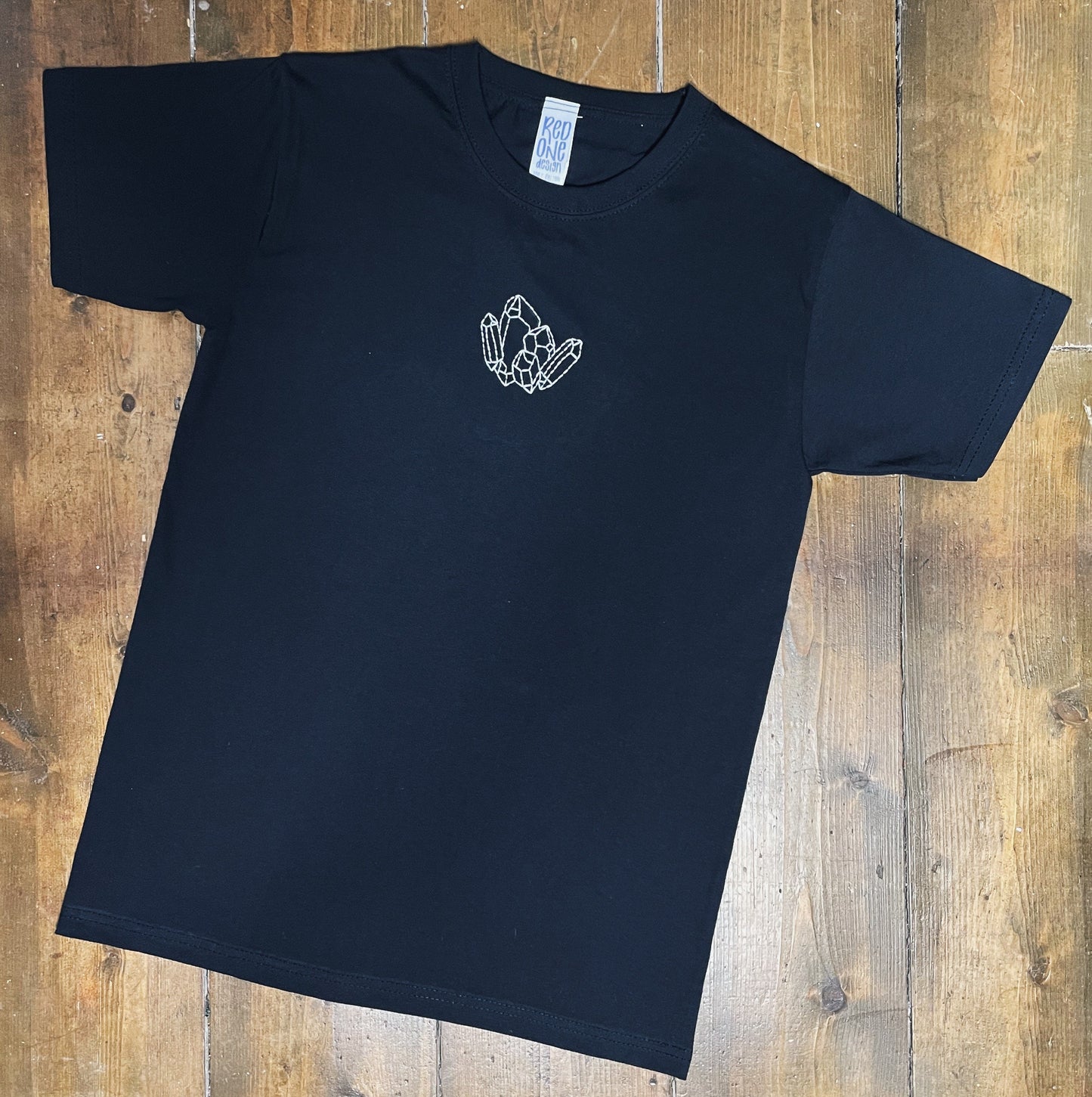 Crystal - Hand Embroidered Unisex T-shirt