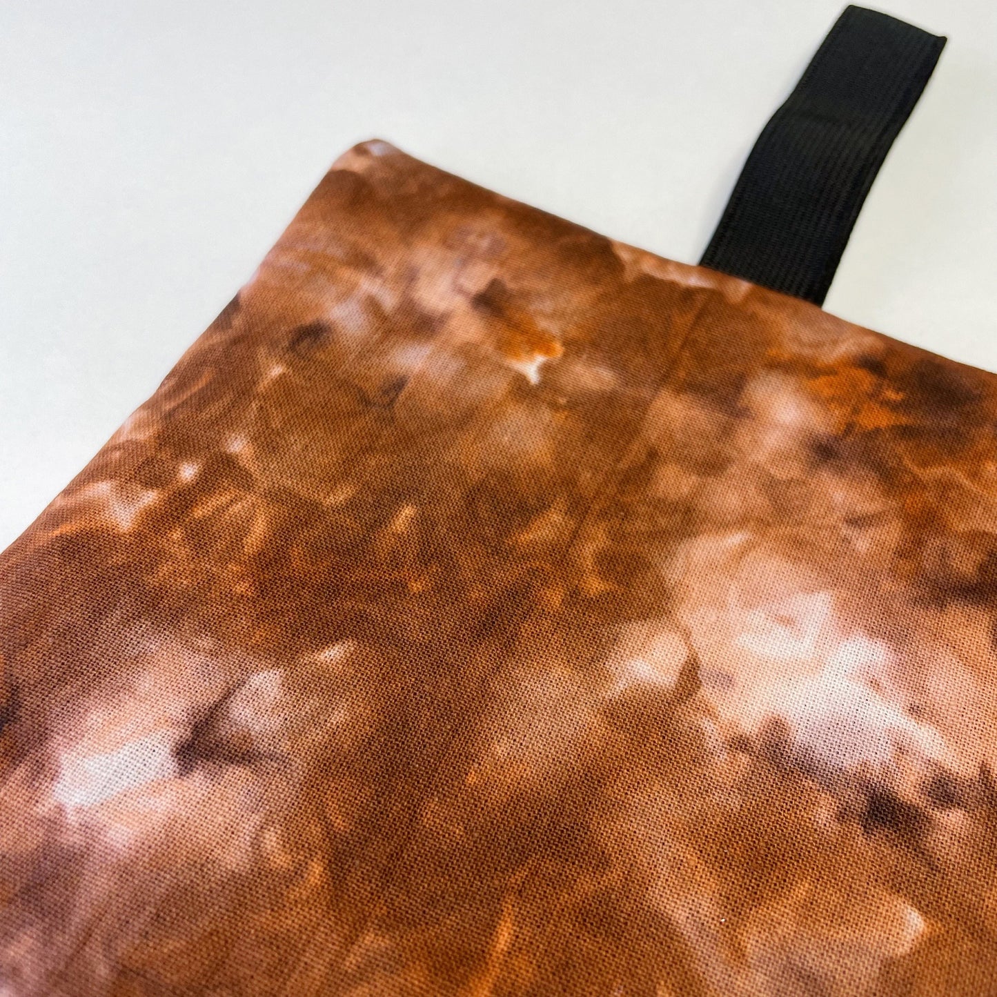 Handmade Brown Ice Dyed Tobacco Pouch