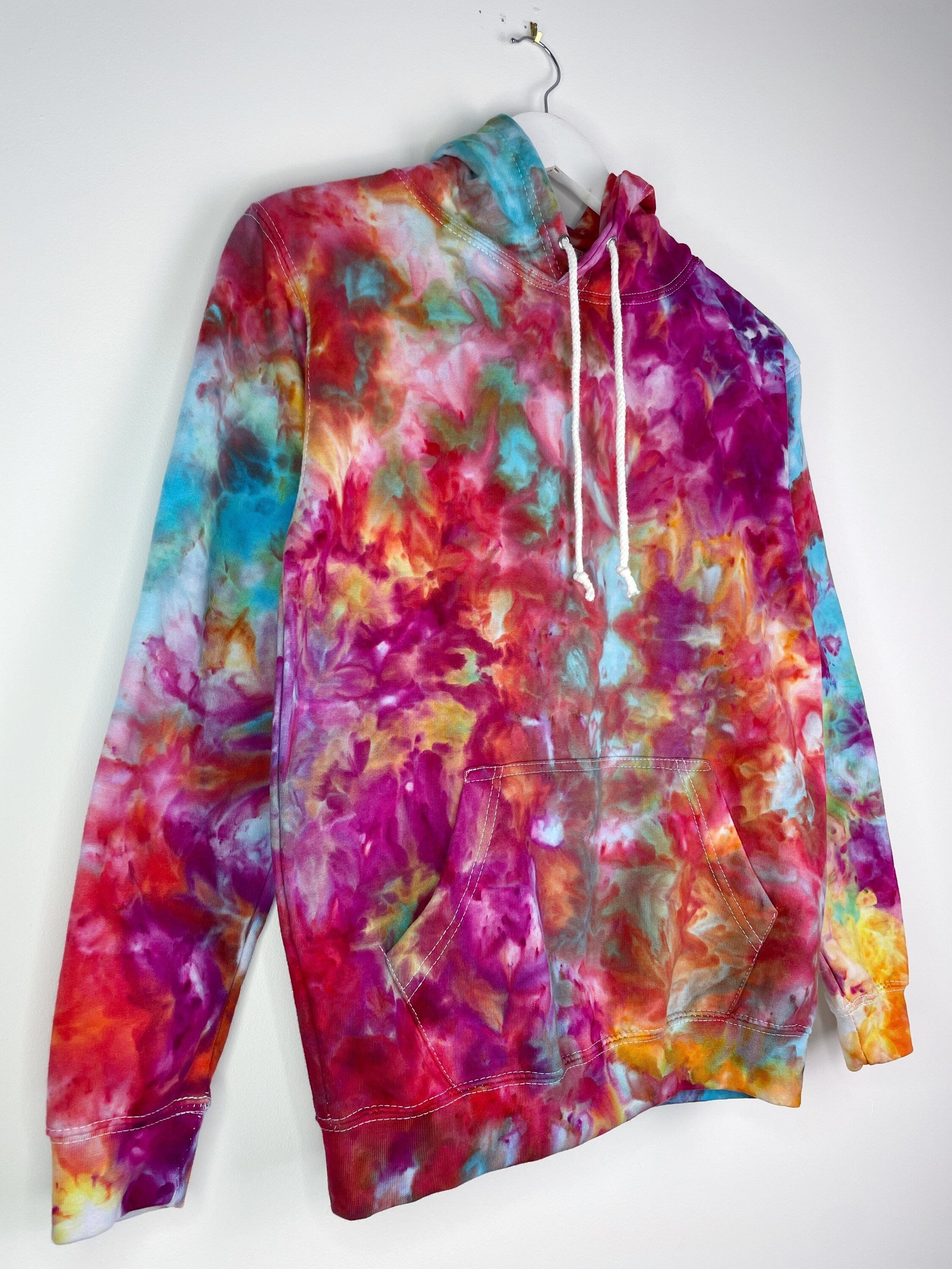 Multicolor tie dye outlet hoodie